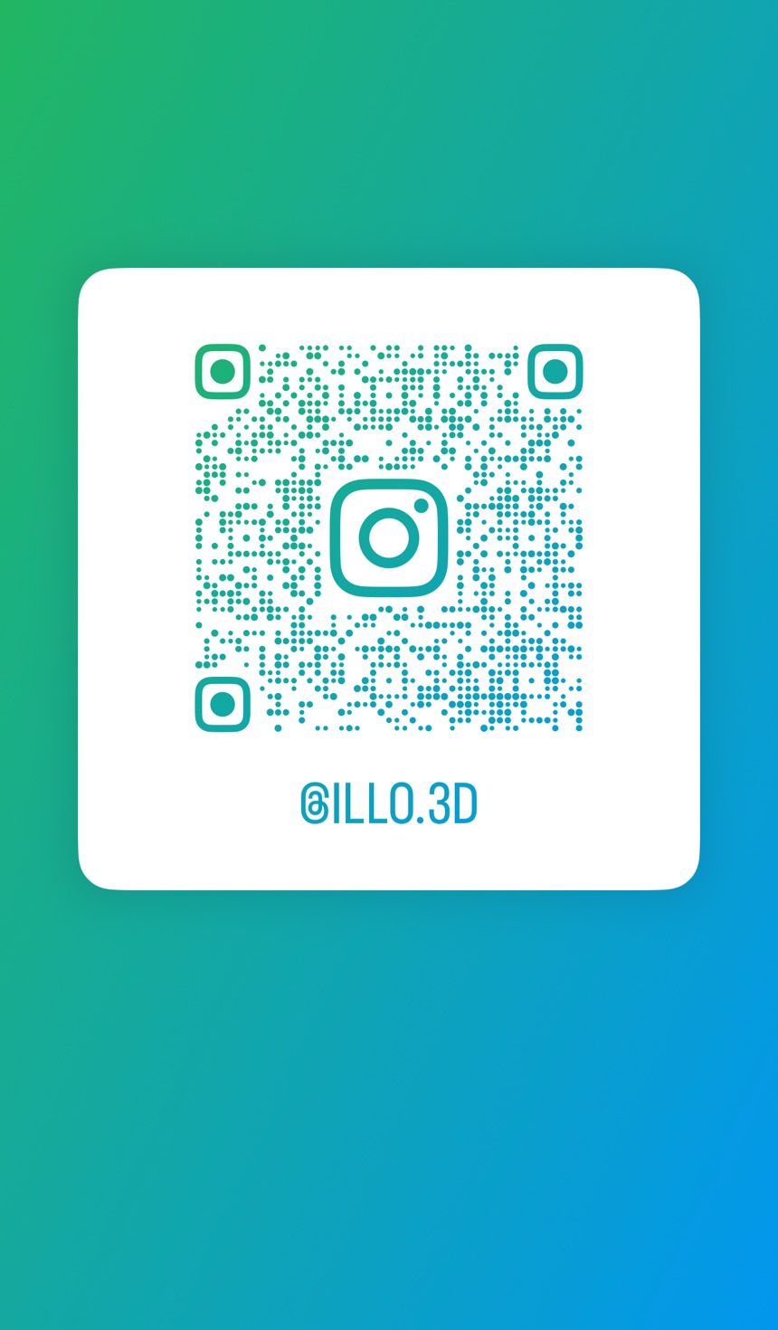 QR Code do Instagram @illo.3d